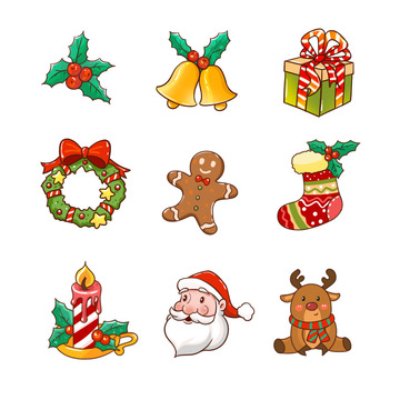 圣诞节装饰元素