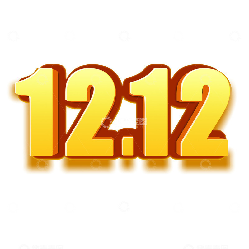 源文件下载【趣麦麦图】金色双十二电商盛典促销元素
