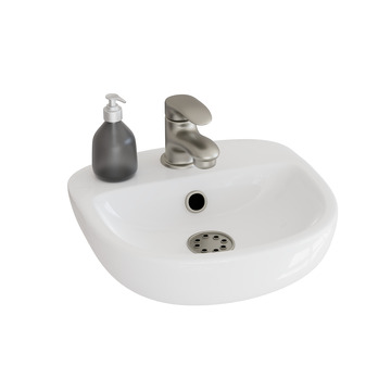 3D立体洗手台洗手液卫生间设施模型