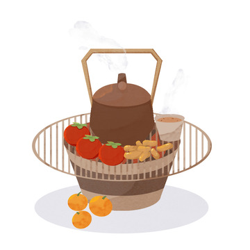 简约复古冬日煮茶