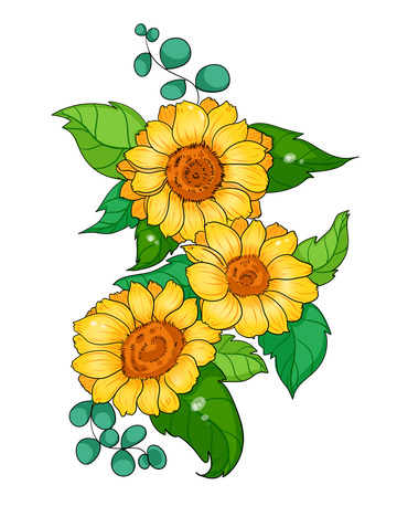 美丽向日葵花