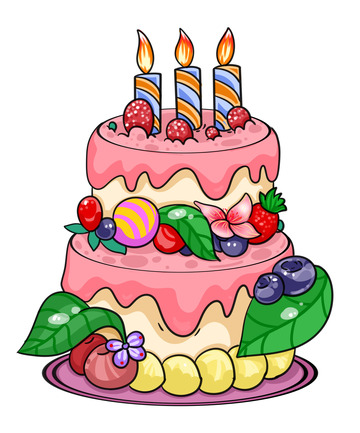 美味漂亮生日蛋糕