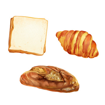 烘焙西点早餐烤面包