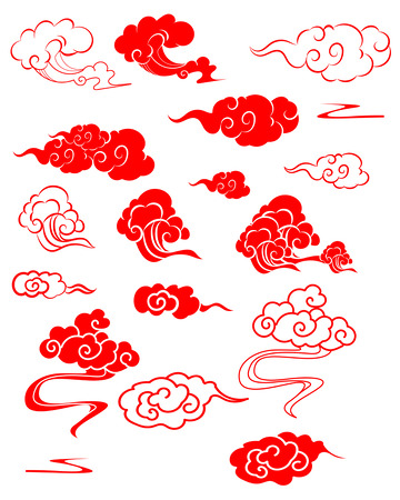 中国古典元素祥云矢量ai