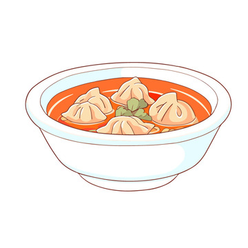 美味的红油水饺