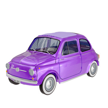 紫色可爱mini微型汽车