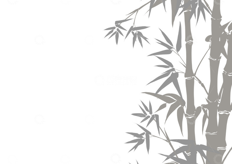 源文件下载【趣麦麦图】竹子竹林影子