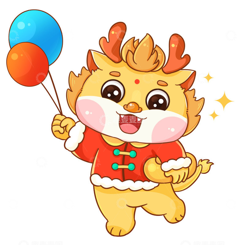 龙年新年龙IP卡通形象吉祥