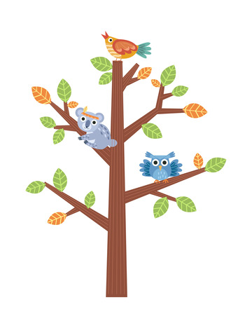 卡通简约幼儿园智慧树