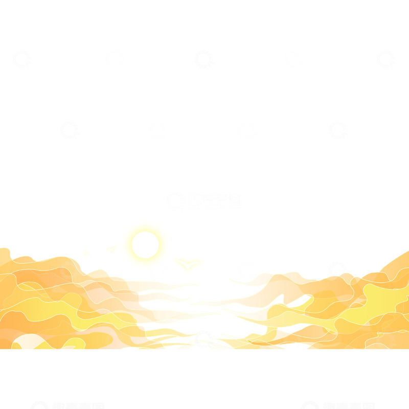 中国风国潮手绘祥云矢量插画元素