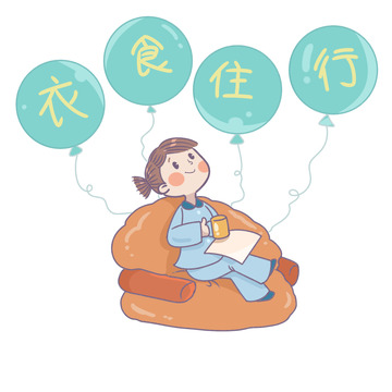 穿衣饮食起居出行日常生活