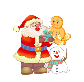 姜饼人与圣诞老人