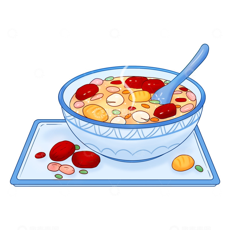 源文件下载【趣麦麦图】腊八粥一碗热腾腾的腊八粥