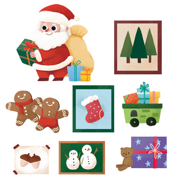 圣诞老人和姜饼人