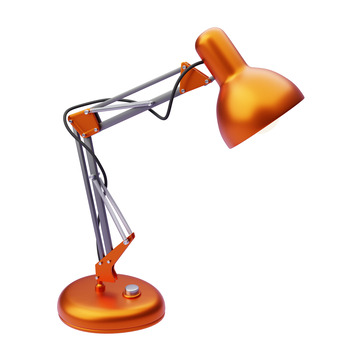 3D立体家用电器台灯模型