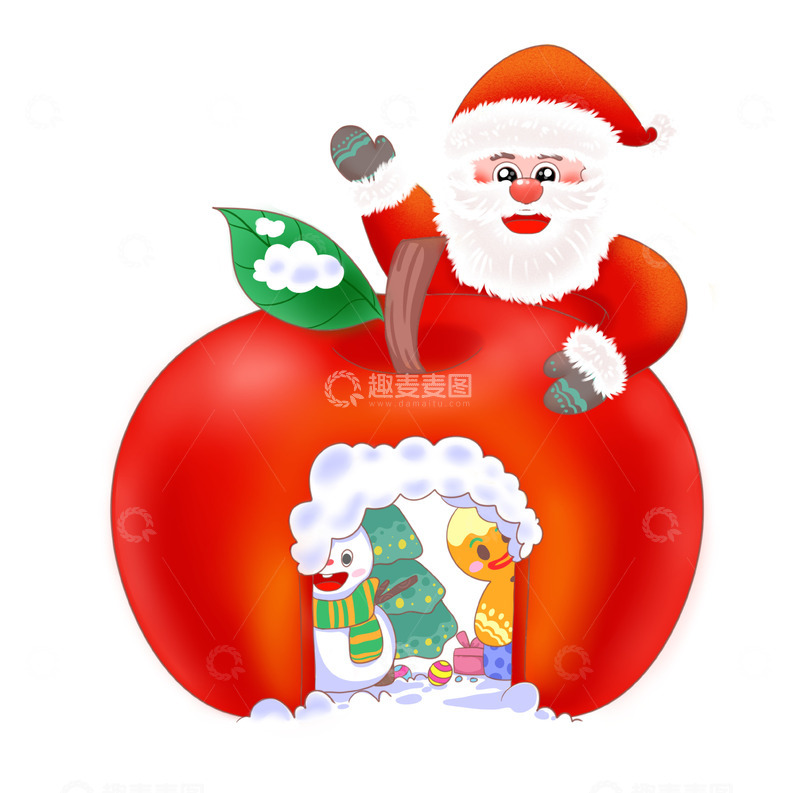 源文件下载【趣麦麦图】圣诞节平安夜