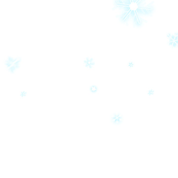 冬季下雪飘雪雪花场景元素