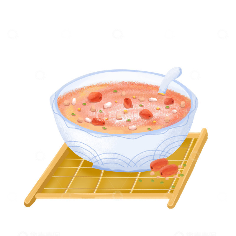 源文件下载【趣麦麦图】腊八腊八节传统美食腊八粥八宝粥