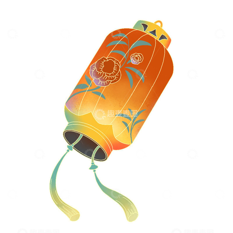 源文件下载【趣麦麦图】国潮风节日元素灯笼