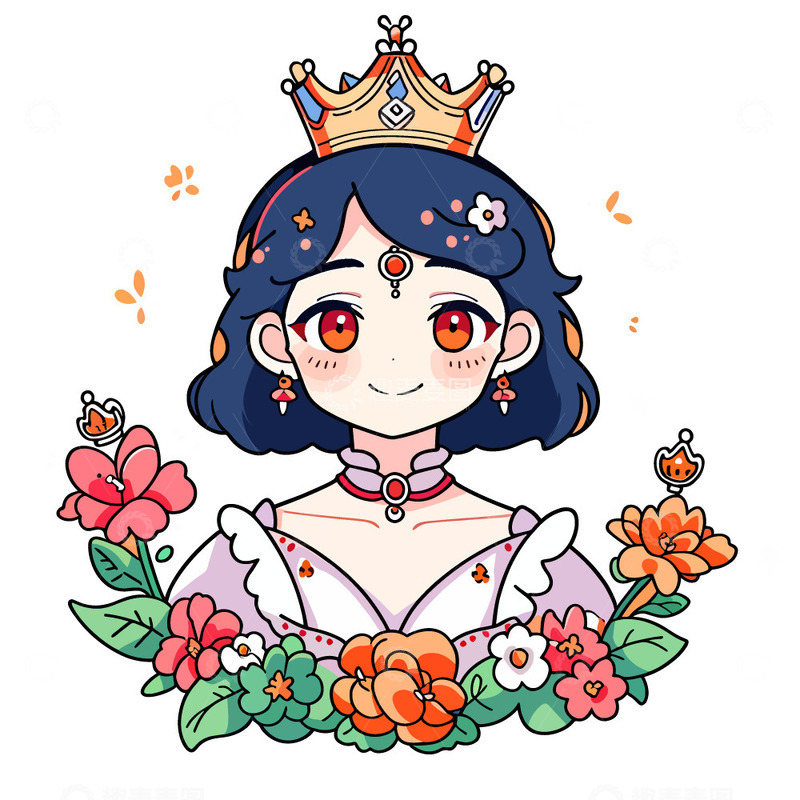 源文件下载【趣麦麦图】女神节矢量插画