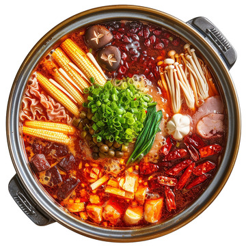 重庆美食重庆火锅元素