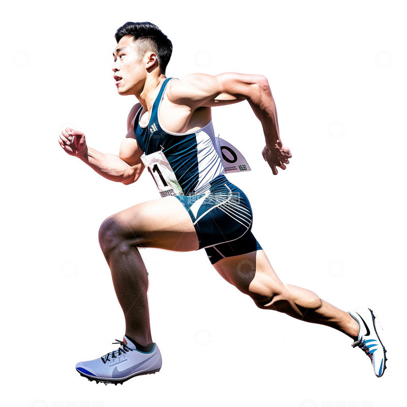 高清大图下载【趣麦麦图】-田径男运动1