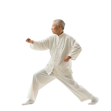 打太极拳的老爷爷