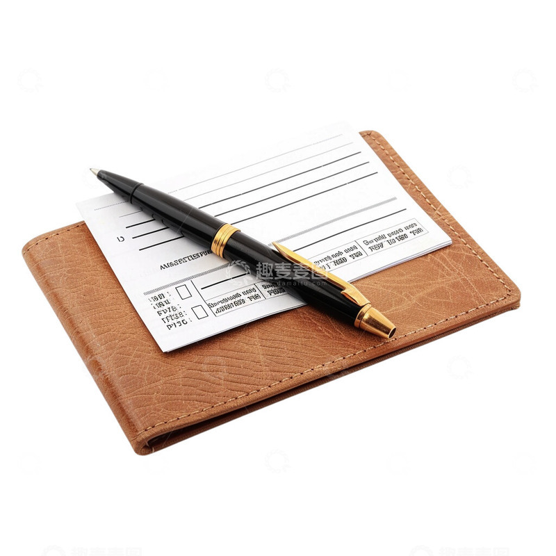 高清大图下载【趣麦麦图】-钢笔与文件明信片办公物品