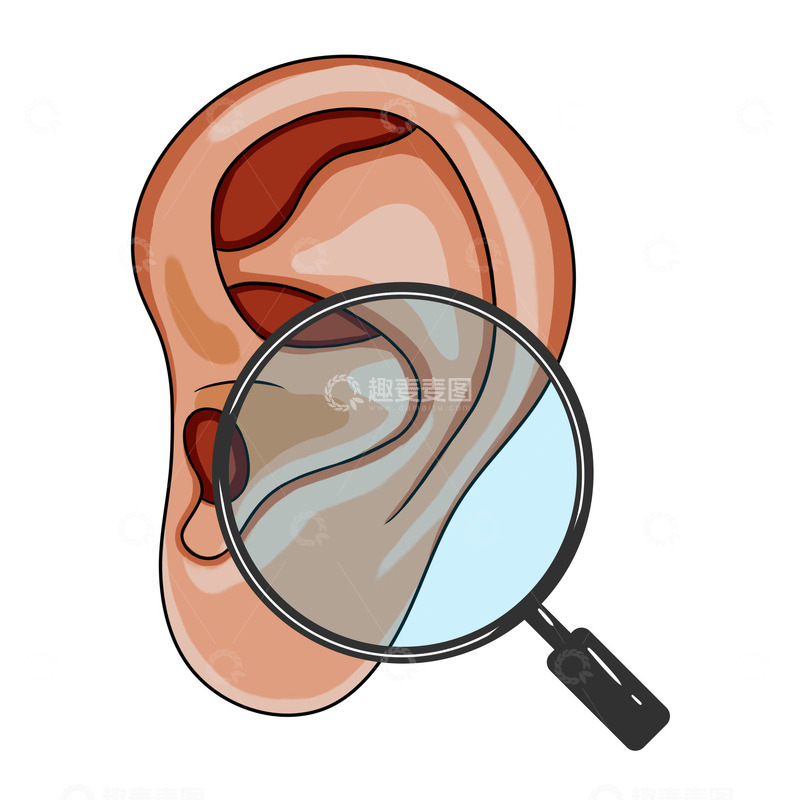源文件下载【趣麦麦图】趣味卡通耳朵爱耳日手绘插画