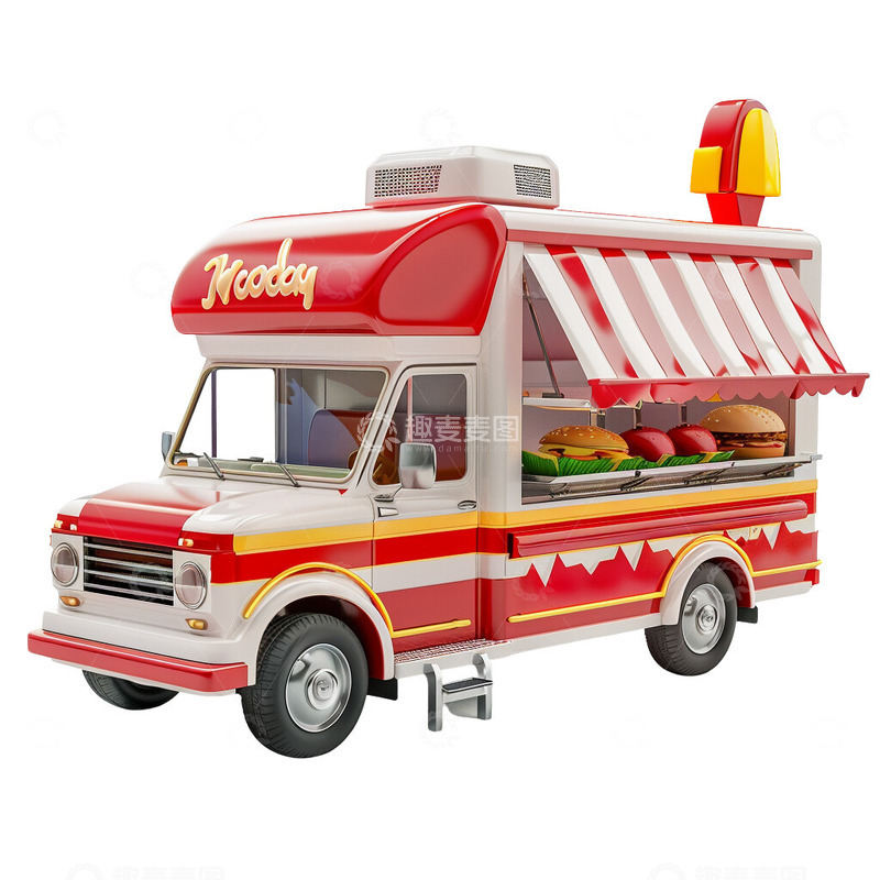 高清大图下载【趣麦麦图】快餐车餐车美食