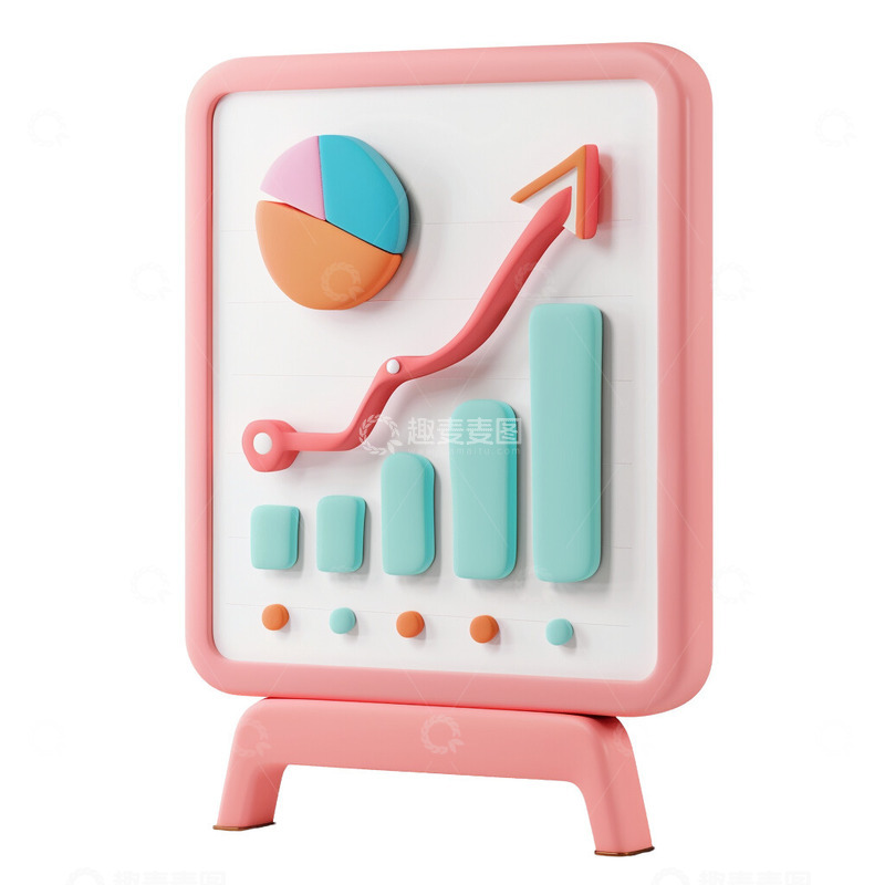 高清大图下载【趣麦麦图】卡通数据展示