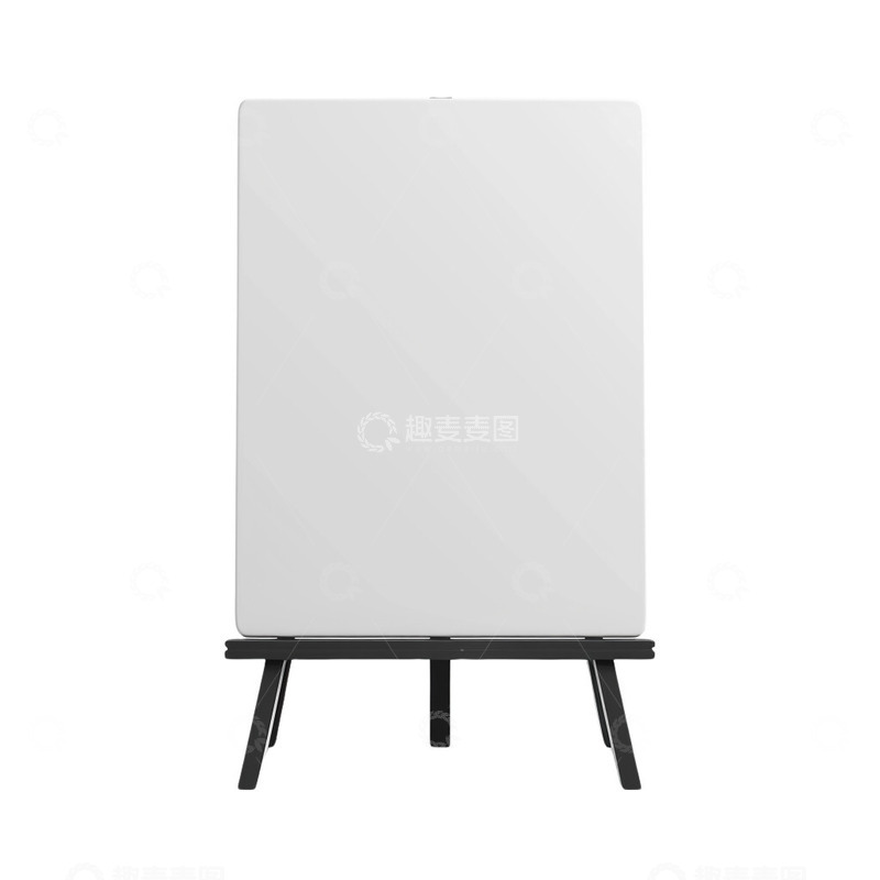 高清大图下载【趣麦麦图】白色的支架展板