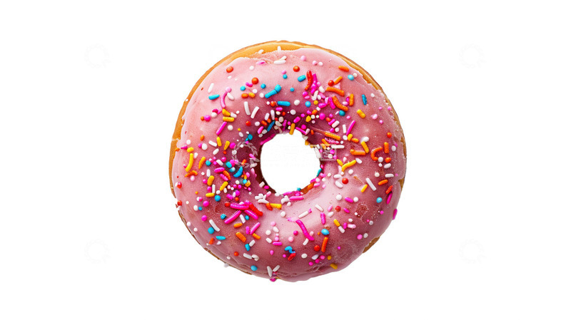 高清大图下载【趣麦麦图】粉色美味甜甜圈
