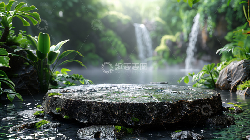 高清大图下载【趣麦麦图】-绿色产品展示台