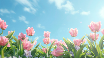 植物文艺banner海报背景图