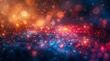 彩色光斑粒子PPT背景