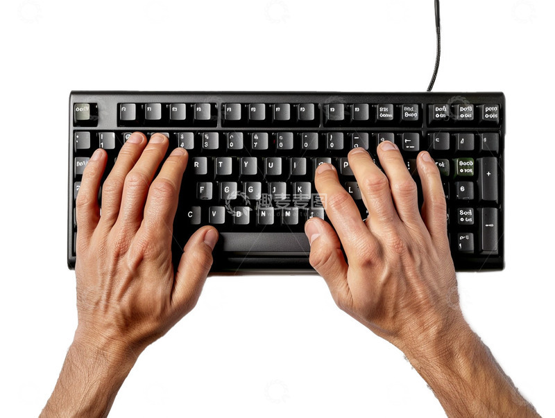 高清大图下载【趣麦麦图】键盘打字图片