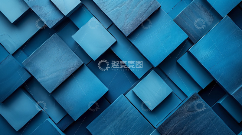 高清大图下载【趣麦麦图】蓝色科技电子商务背景图