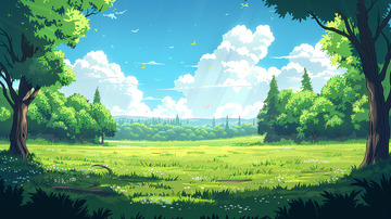 春天户外蓝天白云背景