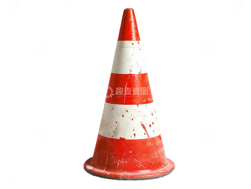高清大图下载【趣麦麦图】锥形红白路障
