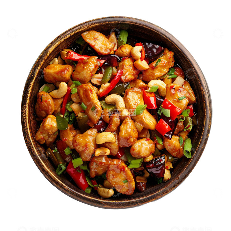 源文件下载【趣麦麦图】一盘宫保鸡丁