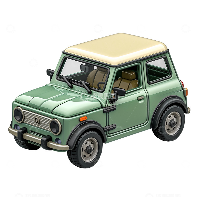 高清大图下载【趣麦麦图】3D车车辆交通工具吉普车
