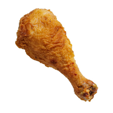 一个油炸大鸡腿