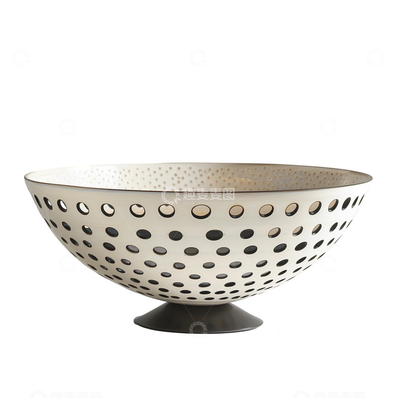 高清大图下载【趣麦麦图】不锈钢漏碗日常家常用品瓷碗