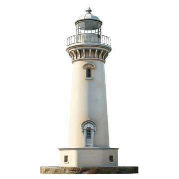 海边的白色灯塔