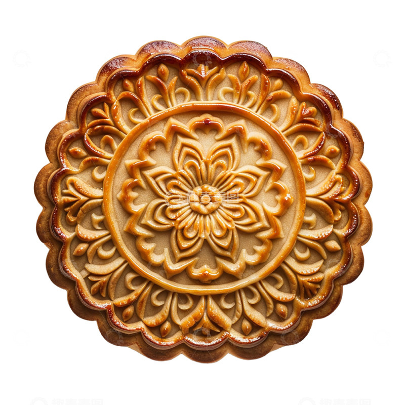 源文件下载【趣麦麦图】中式传统中秋节月饼