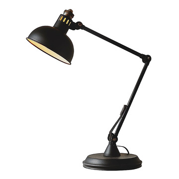 一盏金属长臂台灯