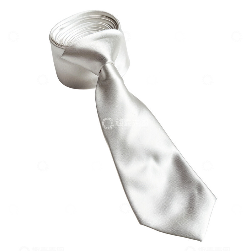 高清大图下载【趣麦麦图】白色的领带1