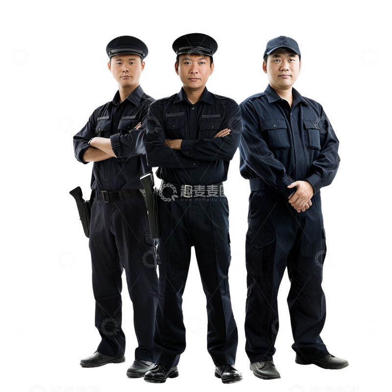 高清大图下载【趣麦麦图】安保人员写实