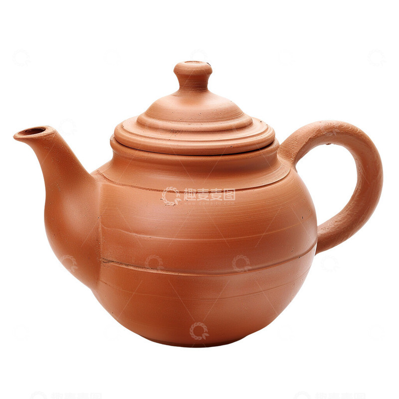 高清大图下载【趣麦麦图】陶器茶壶水壶